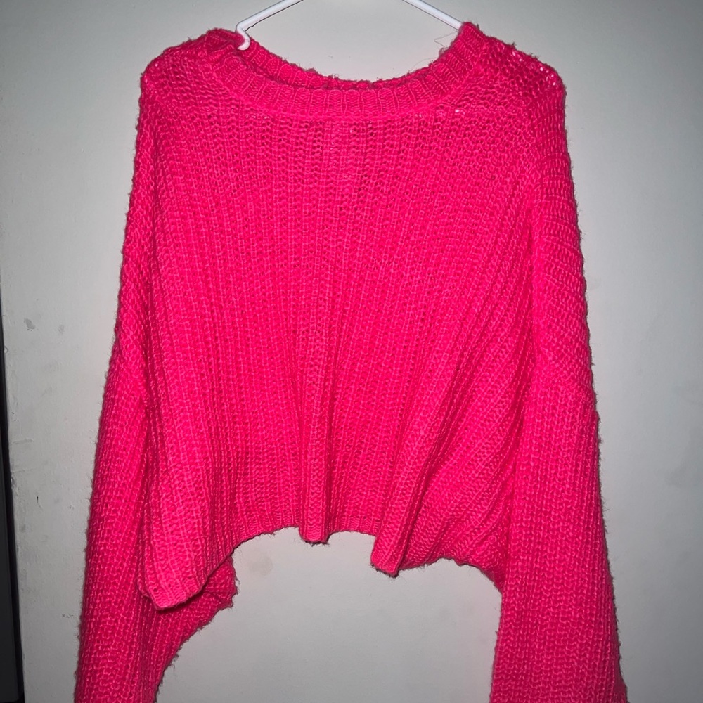 Oversized crop Sweater